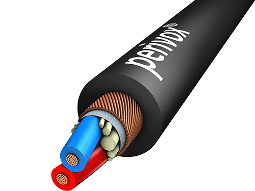 Afbeelding van Microfoonkabel 2x0,22mm2 NF-WY PVC-FLEX zwart d=4,7mm HQ