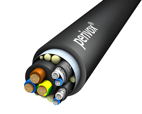 Afbeelding van combikabel 2xSignaalPaar110 d4,3+Voeding-3G1,5mm2 PVC