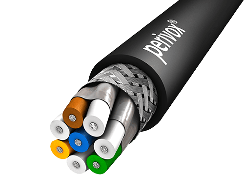 Afbeelding van datakabel FLEX CAT7 S/FTP 600MHz AWG26/7 PVC zwart