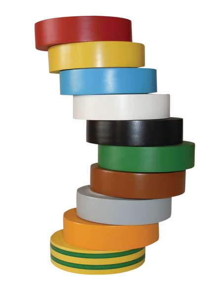 Afbeelding van isolatietape 15mm 10m rol 10-kleuren