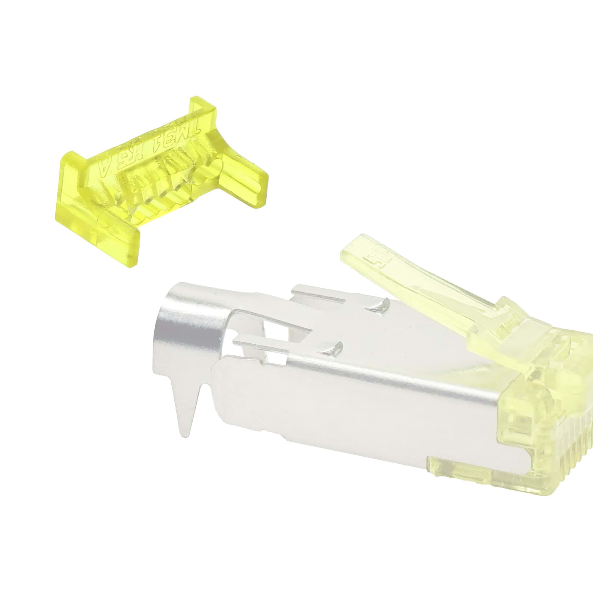 Afbeelding van RJ45 connector guide plate for TM31P CAT6A FTP AWG24/27 stranded yello