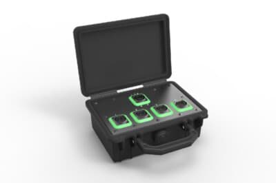 Bild von opticalCON breakoutbox SM APC QUAD to 4xDUO