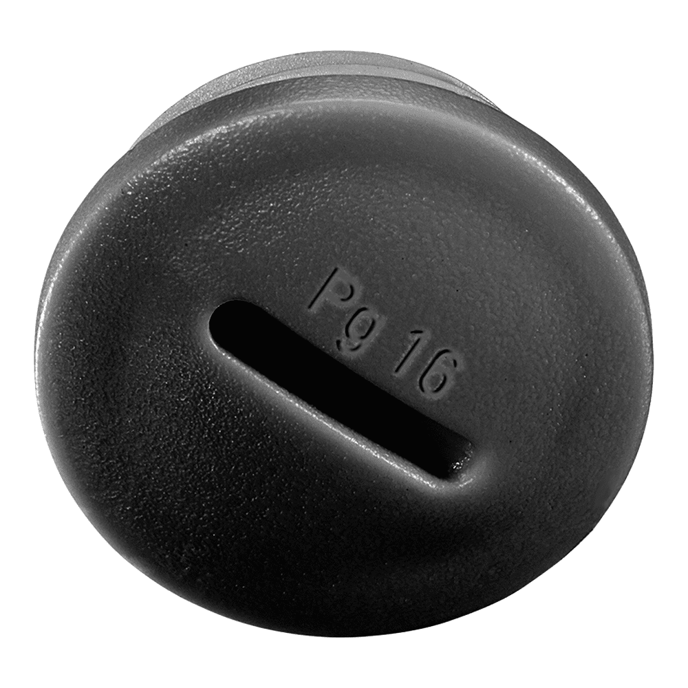 Afbeelding van blindstop polyamide M20 zwart EPN450