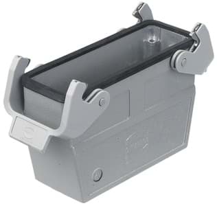 Afbeelding van Han 24B-2LOCK koppelhuis hoog top-invoer M40 grijs