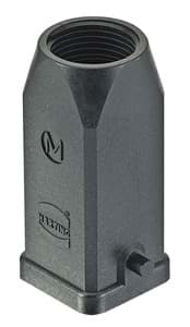 Afbeelding van Han  3A-1LOCK kabelhuis top-invoer M20 pvc zwart