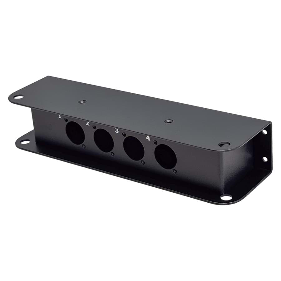 Afbeelding van stagebox CSD-4 D-size | 4x D-size | blind ledig genummerd 1-4