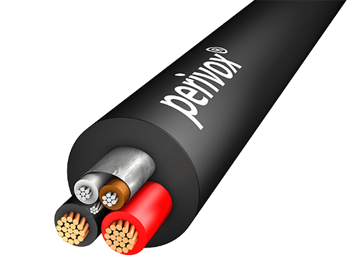 Afbeelding van Combikabel SIGNAL+POWER (1x2x0,35mm2AF + 2x2,5mm2) PVC zwart