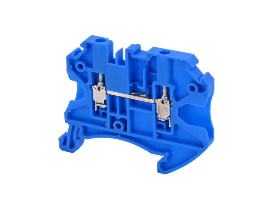Afbeelding van rijgklem schroef  2.5mm2 blauw Cembre