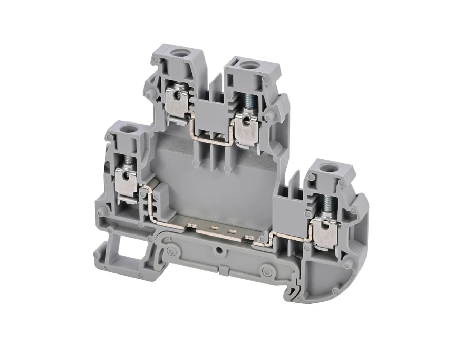 Afbeelding van etage rijgklem schroef  4.0mm2 grijs Cembre