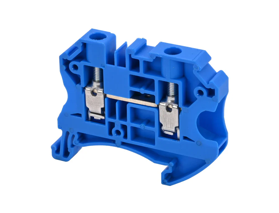 Afbeelding van rijgklem schroef  6.0mm2 blauw Cembre