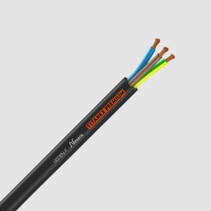 Nexans Titanex Prermium H07RN-F LSOH cable Nexans Titanex Prermium H07RN-F LSOH cable