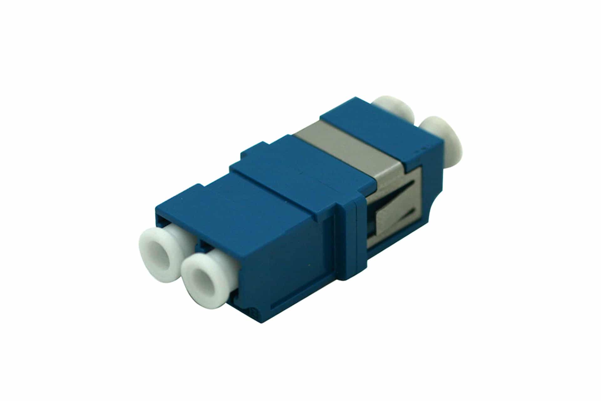 Afbeelding van fiber adapter LC-LC Single-Mode duplex blauw